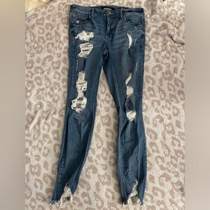Express distressed jeans